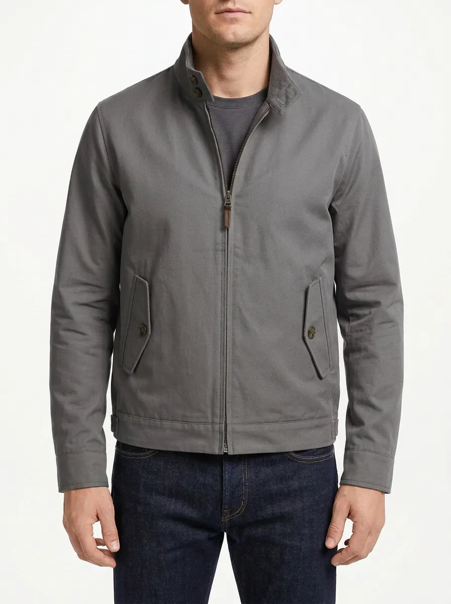 Men's Casual Outdoor Green Solid Color Zip-up Jacket