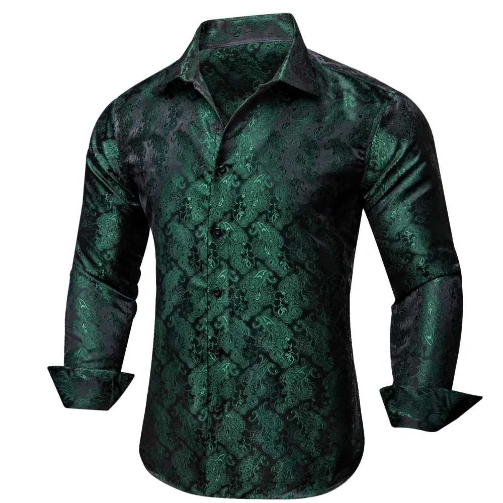 Paisley Long Sleeve Dress Shirt