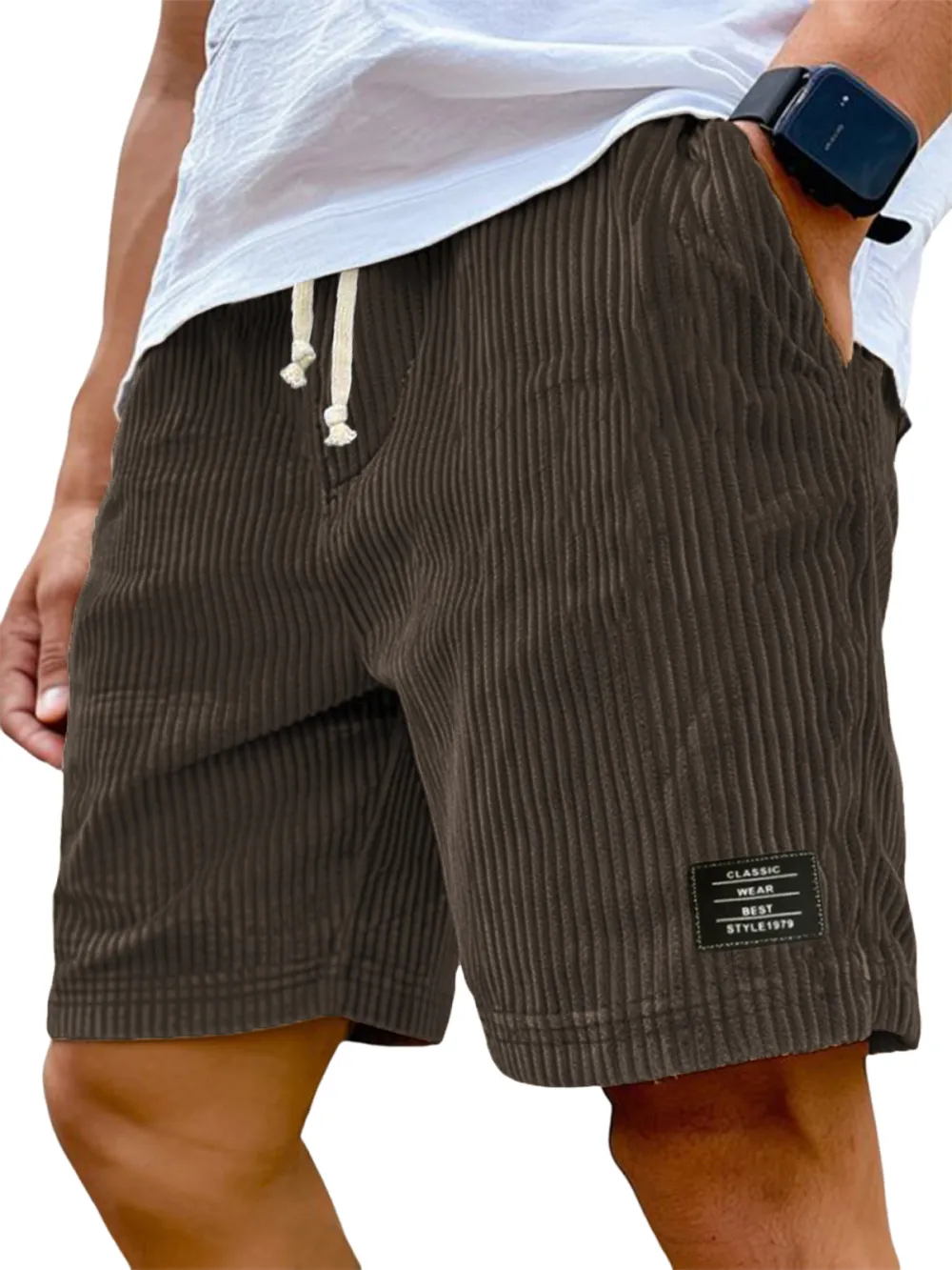 Workwear Seamed Detail Shorts