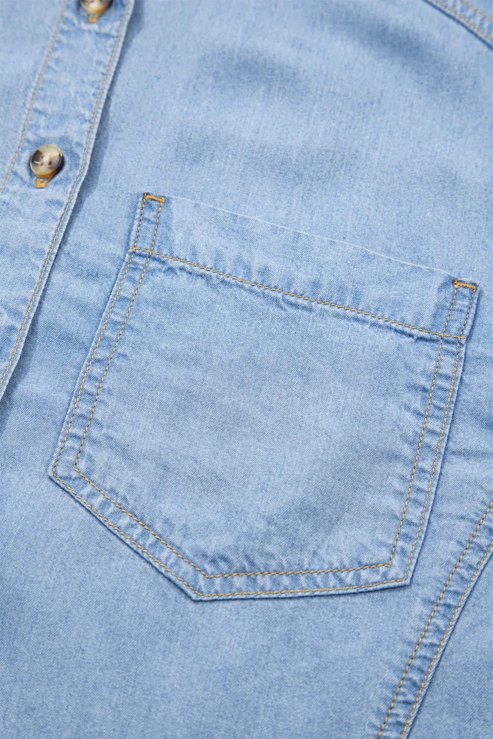 Beau Blue Half Sleeve Button Shirt