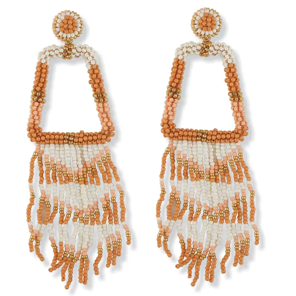Subtle Curved Artful Statement Earrings