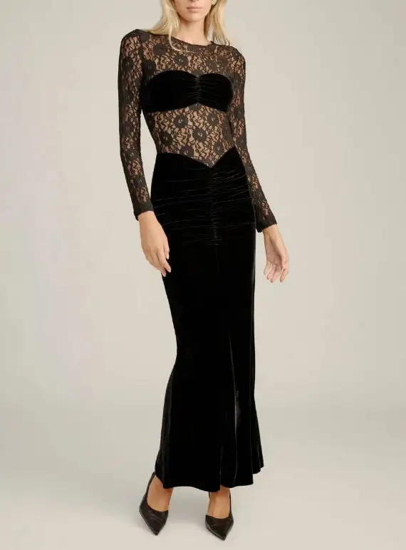 Lace Maxi Easy Fit Dress