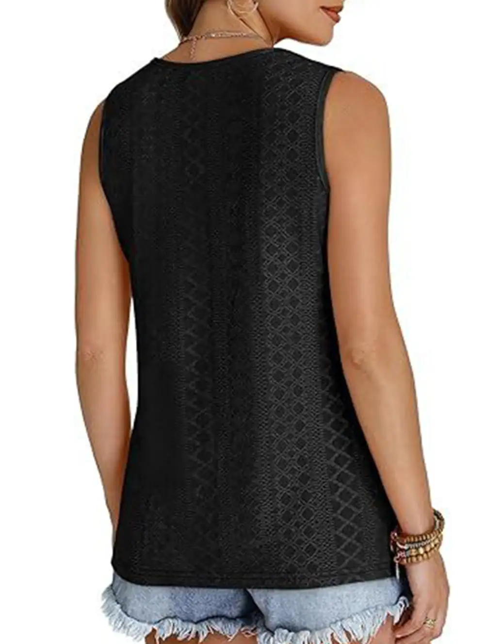 V Neck Loose Vest Top