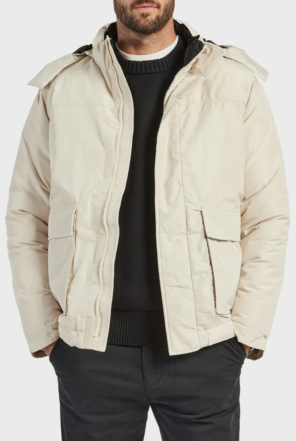 Shower Proof Cotton Blend Jacket