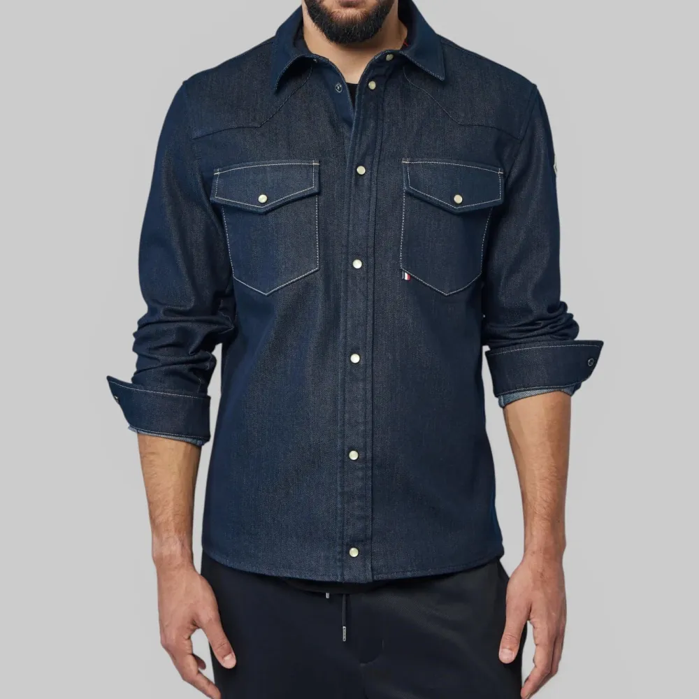 Structured Button Front Shirt
