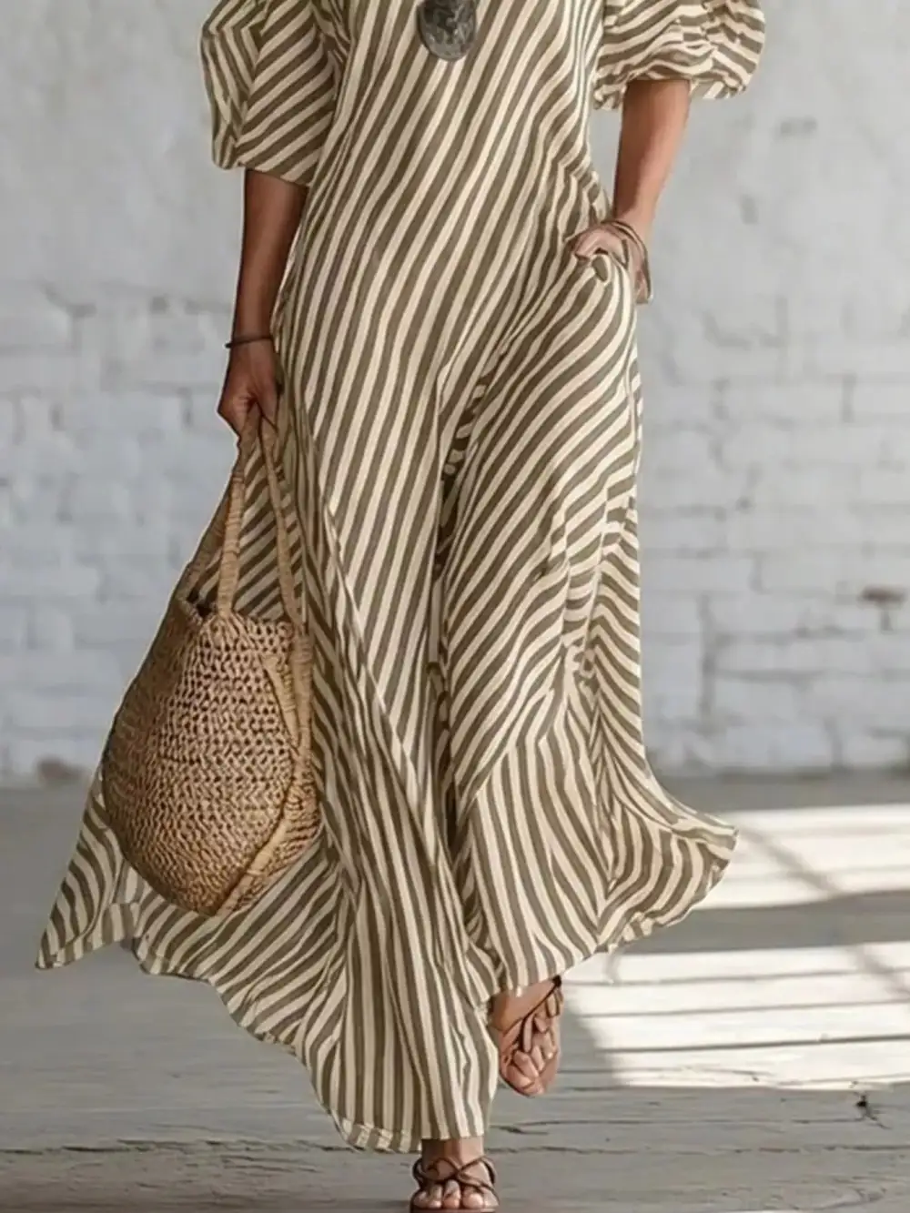 Striped Maxi Dress