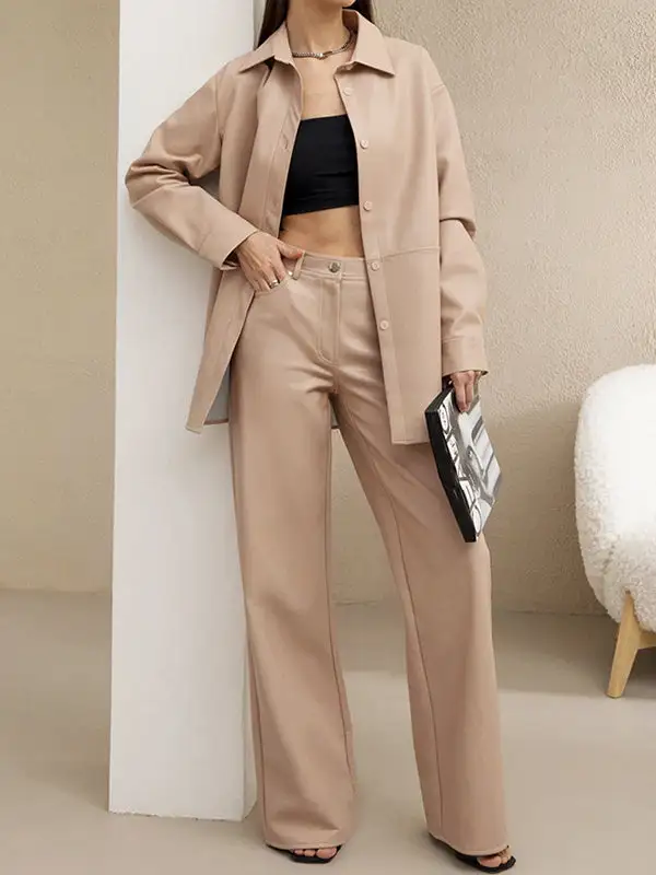 Faux Leather Jacket Essential