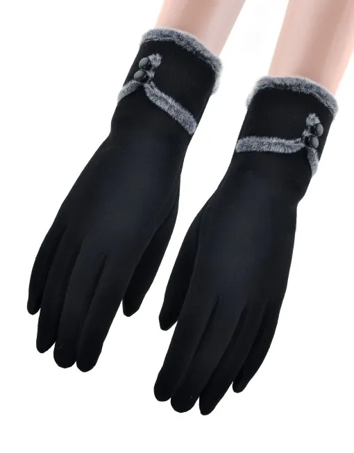 Classic Faux Fur Winter Gloves