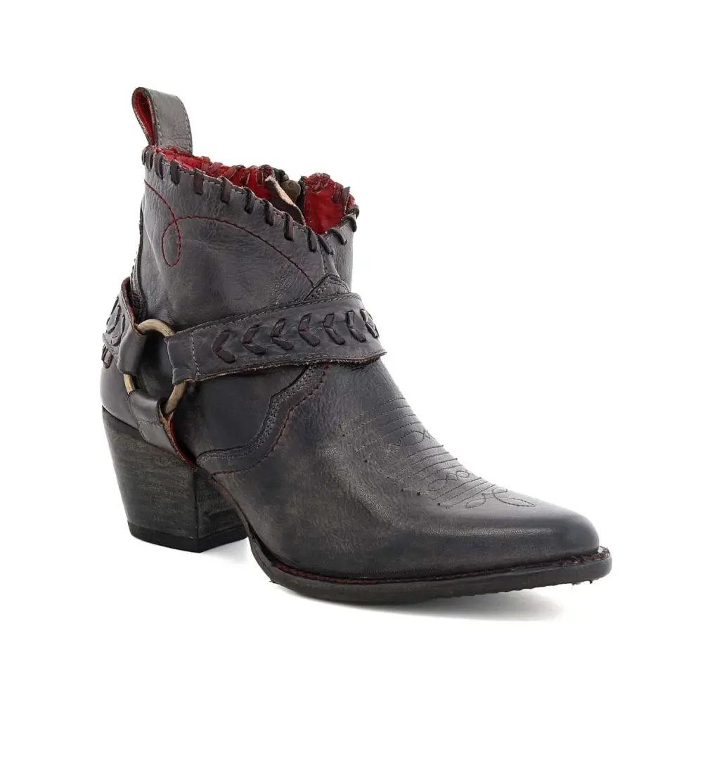 Harness Woven Western Boots