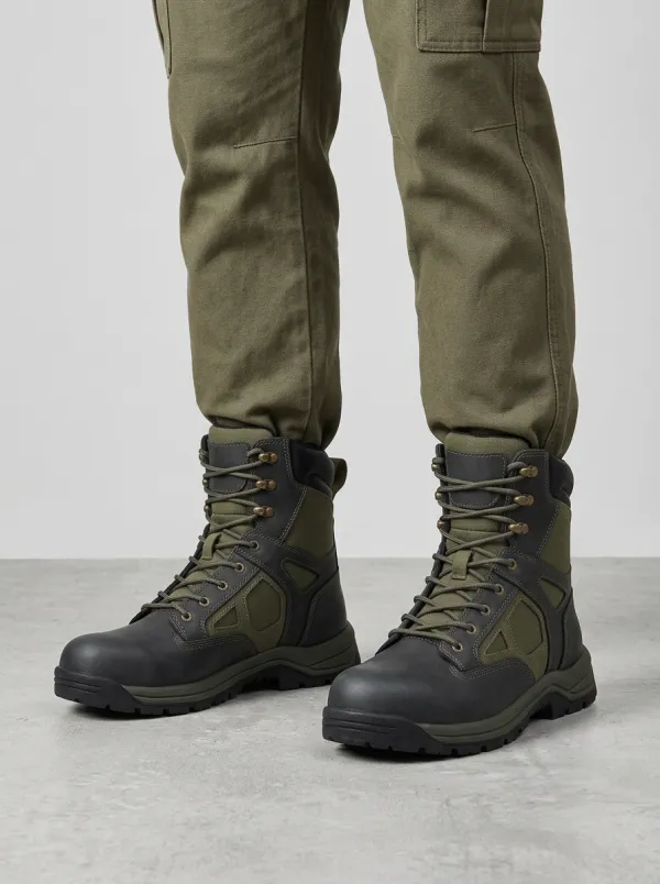 Tactical Printed Work Boots Graphic