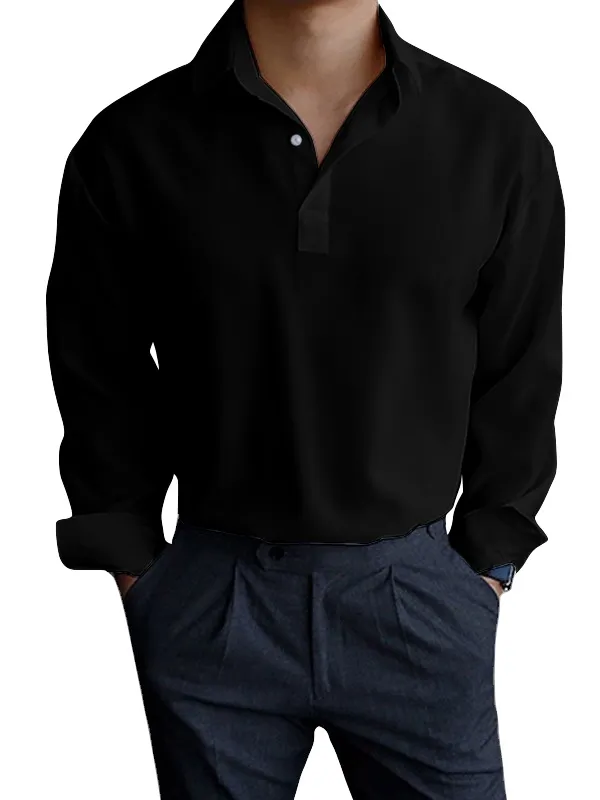 Open Collar Knit Sweater