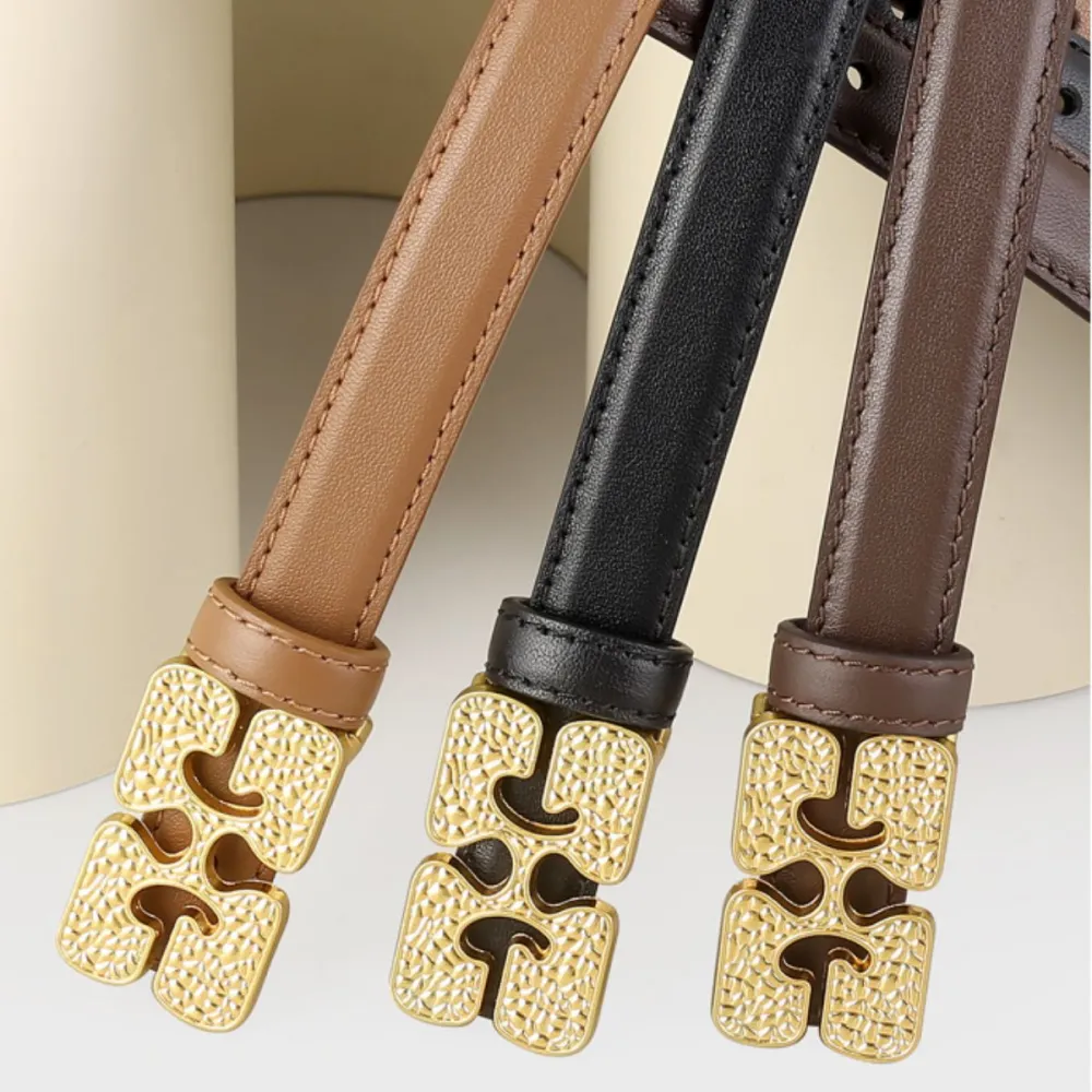 Relaxed Buckle Leather Belt