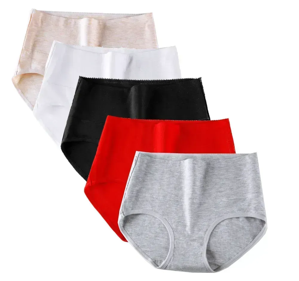 Viagebra®5Pcs/Set High Waist Cotton Panties