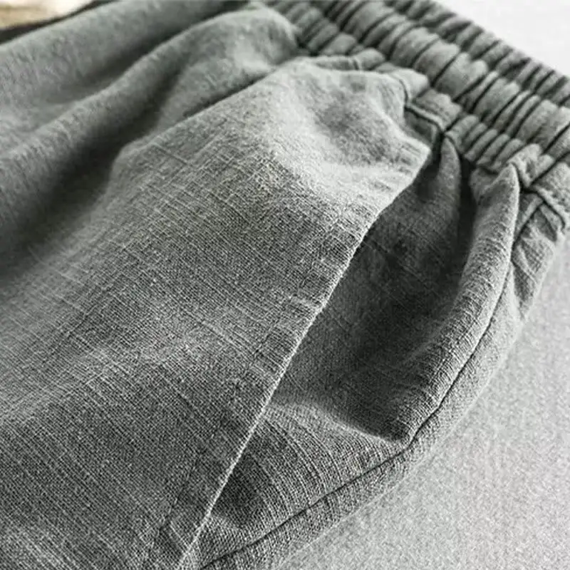 Drawstring Elastic Waist Shorts