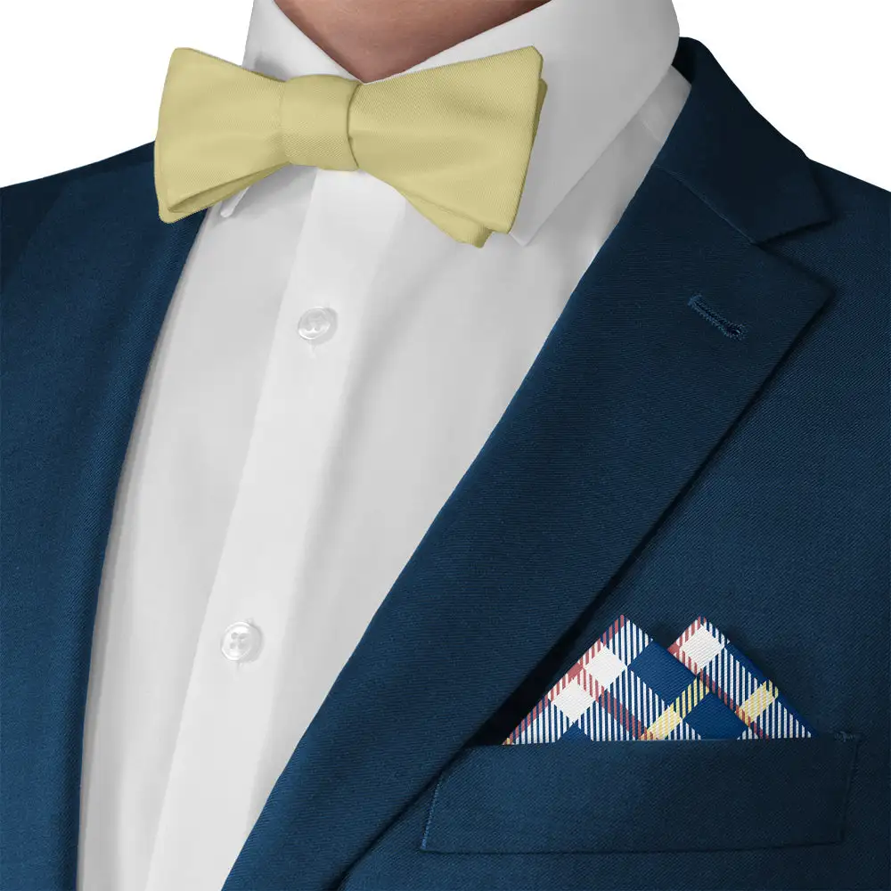Elegant Sharp Plaid Textured Pocket Square