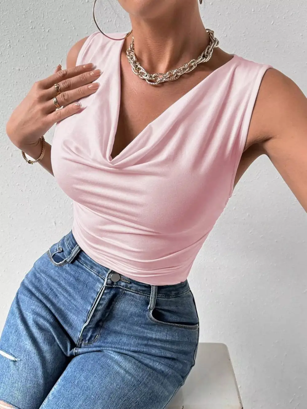 Cowl Neck Tank
