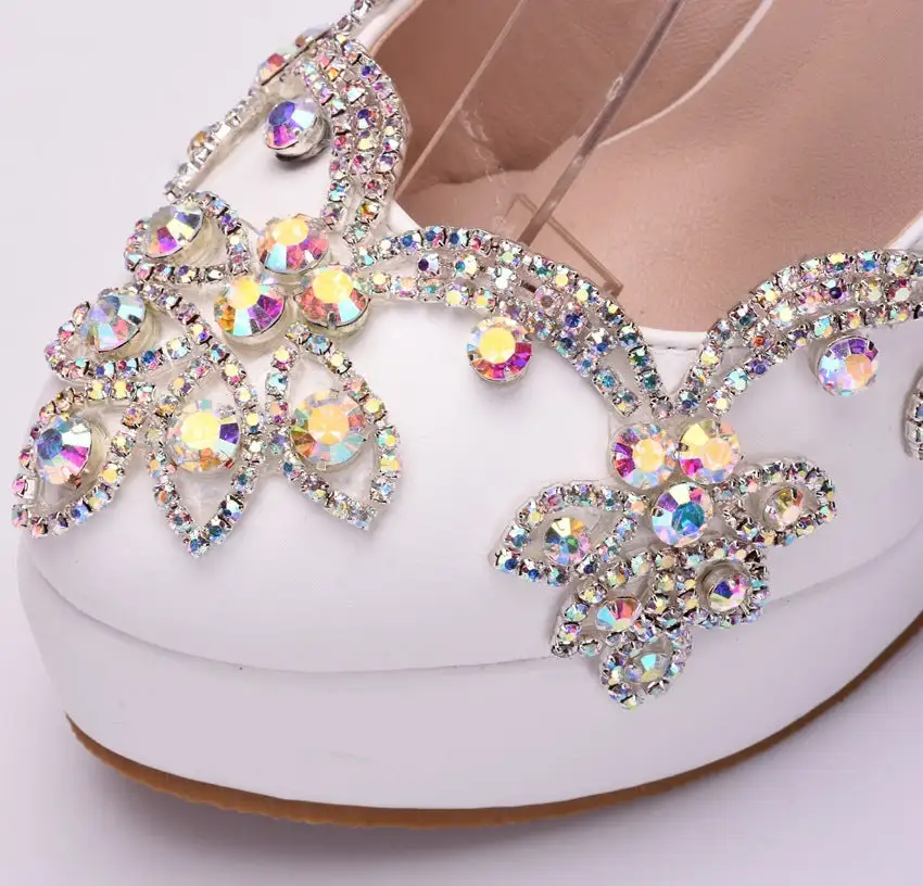 Stiletto Heel Rhinestone Evening Ready High Heels