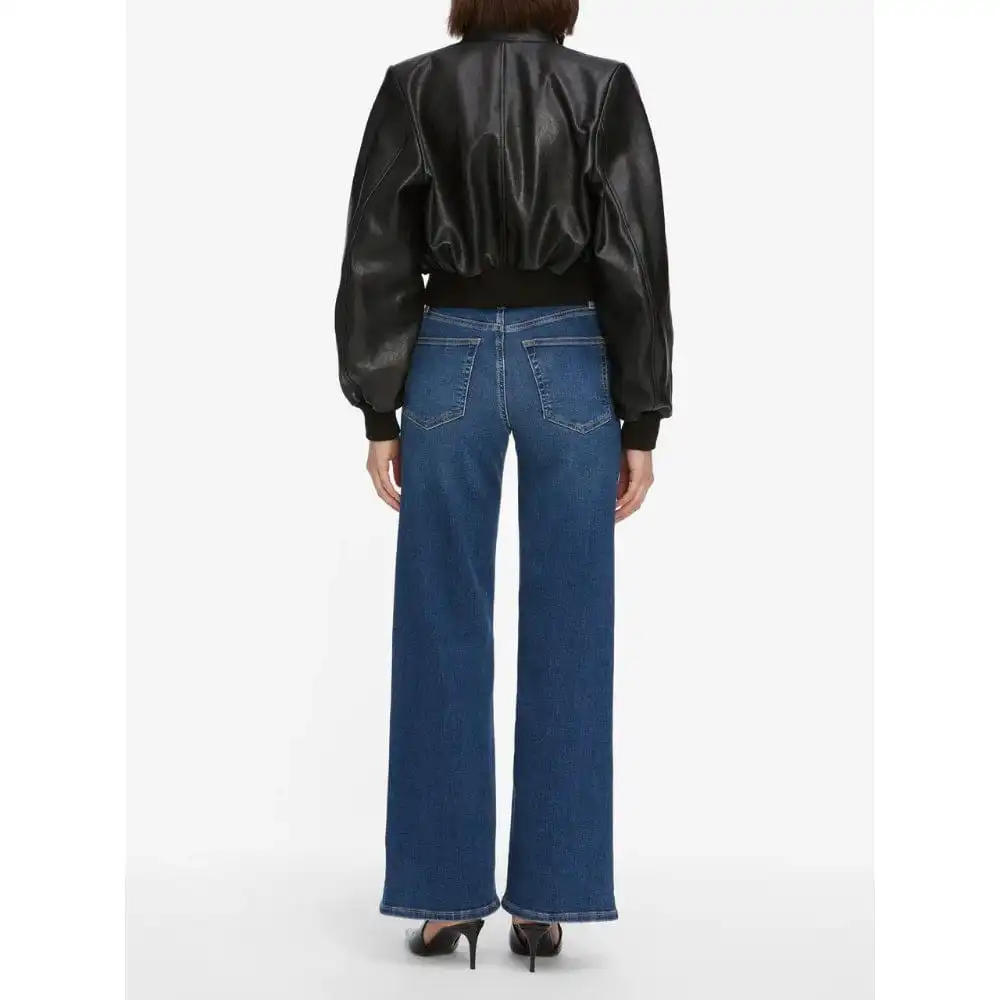 Modern Wide-Leg Flare High-Rise Women's Jeans