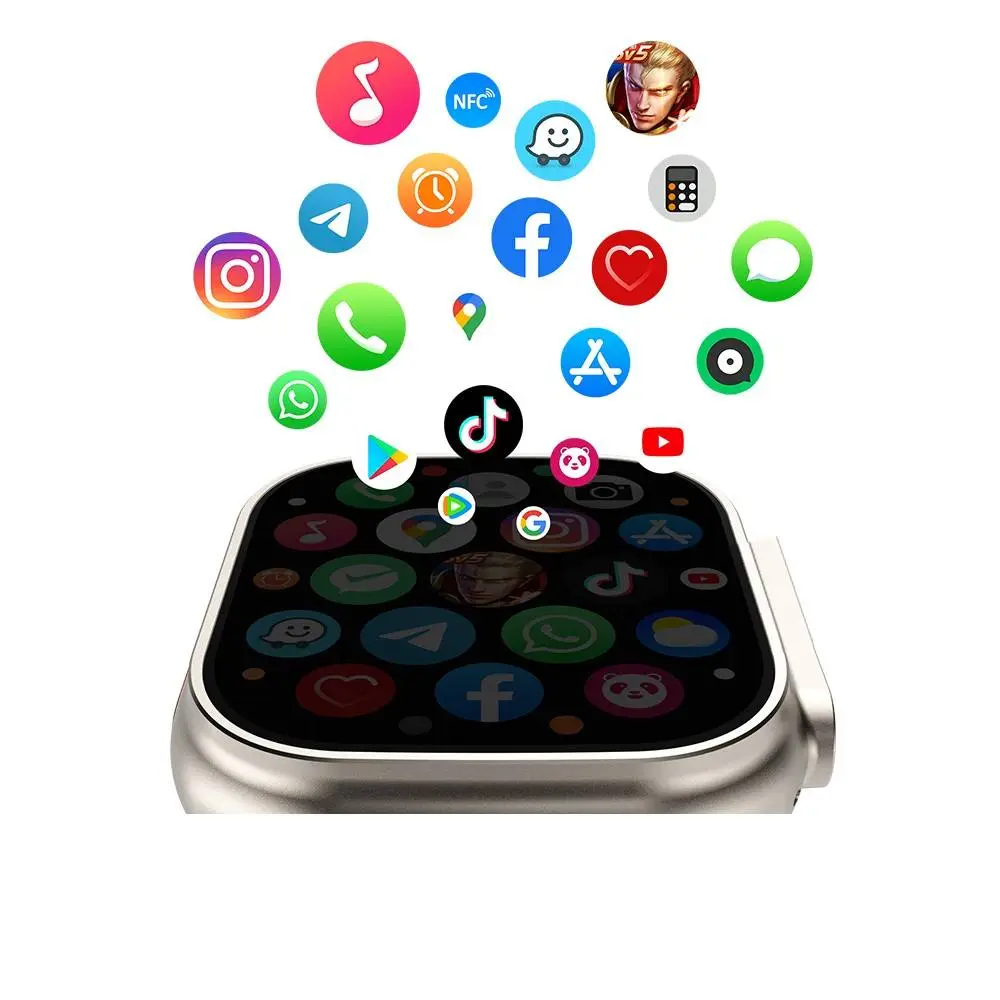 Wear smart watch ultra ai3 card 4G cellular wifi version AMOLED screen