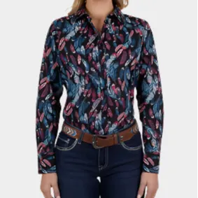 Women's Contemporary Western Long Sleeve Shirt