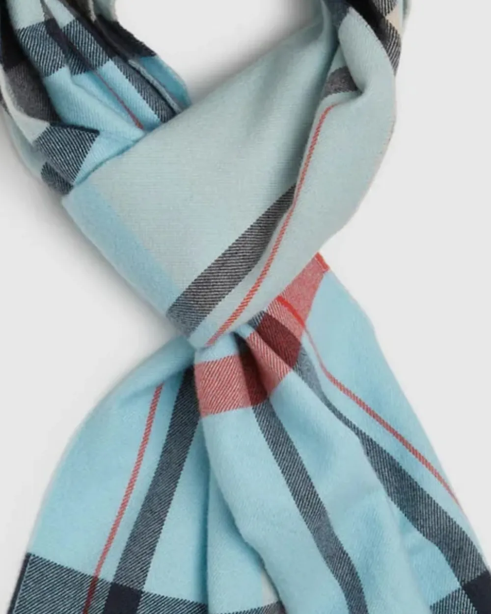 Tassels Plaid Scarf