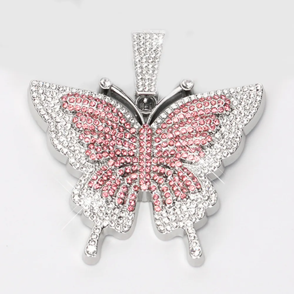 🦋 MAKE YOUR LOOK HIT DIFFERENT. ✨  Turn heads with an Iced-Out Butterfly Pendant that brings serious shine to every fit. Bold Cuban-link style. Statement butterfly design. Maximum sparkle from every angle. 💎