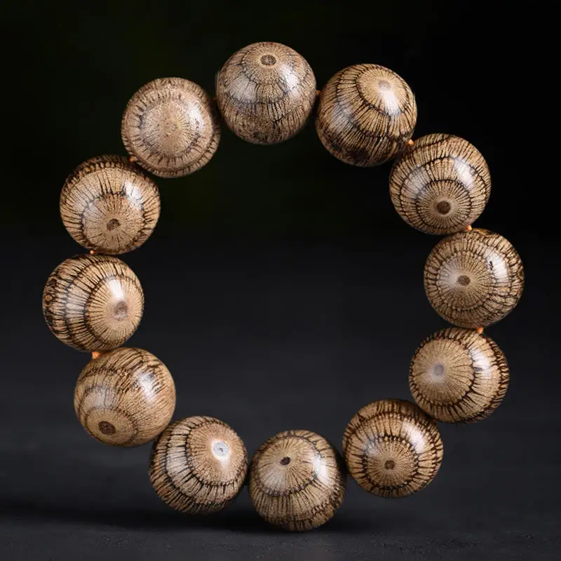 Gnetum Wood Beads Bracelet