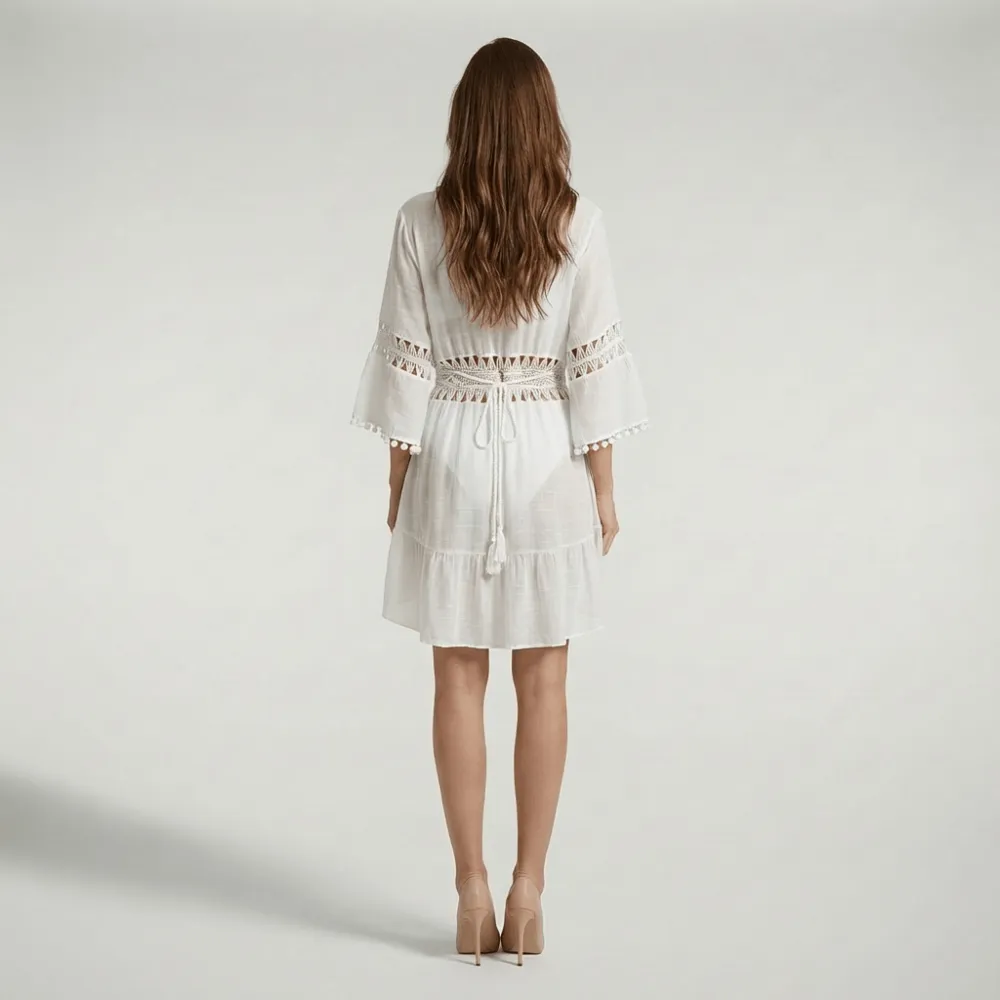 Lightweight Beach Kimono Cover Up