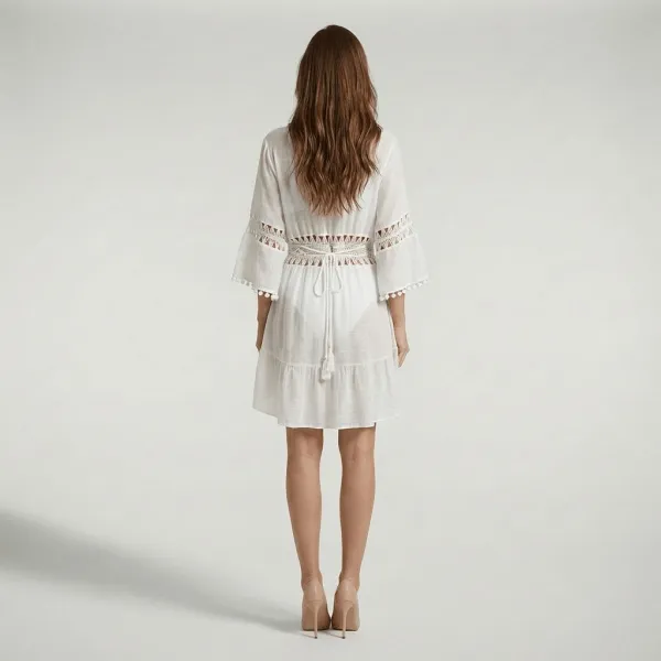 Lightweight Beach Kimono Cover Up