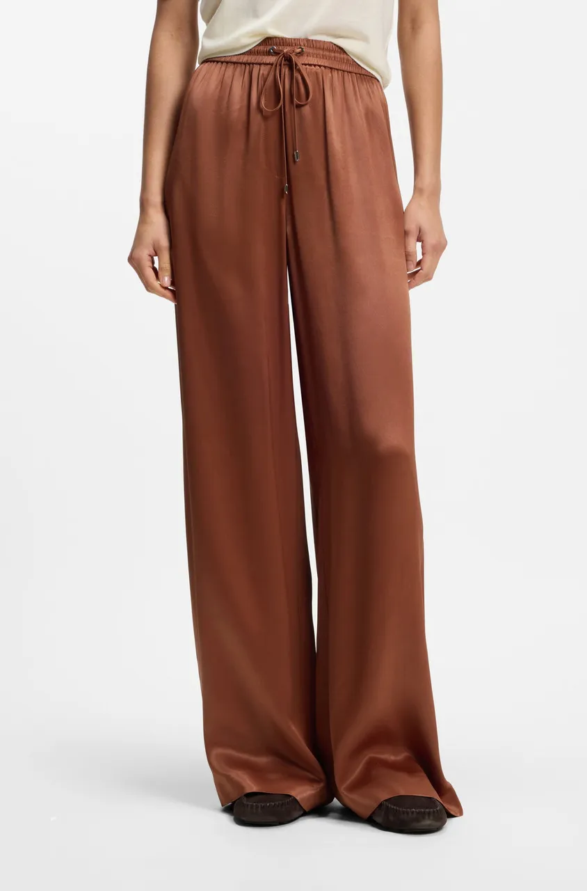 Relaxed Straight-Leg Women's Trousers