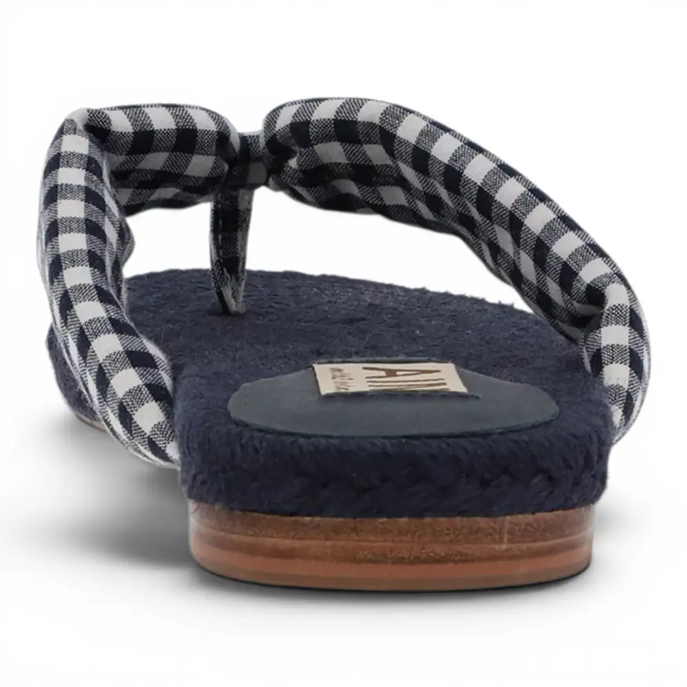 Aleena Gingham Breeze Thong Sandal