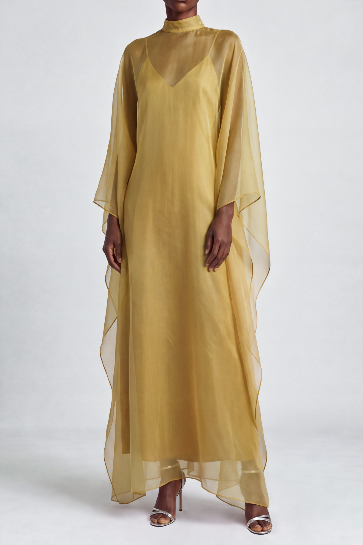 High Neck Maxi Dress