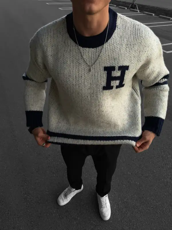 Relaxed Athletic Sweater