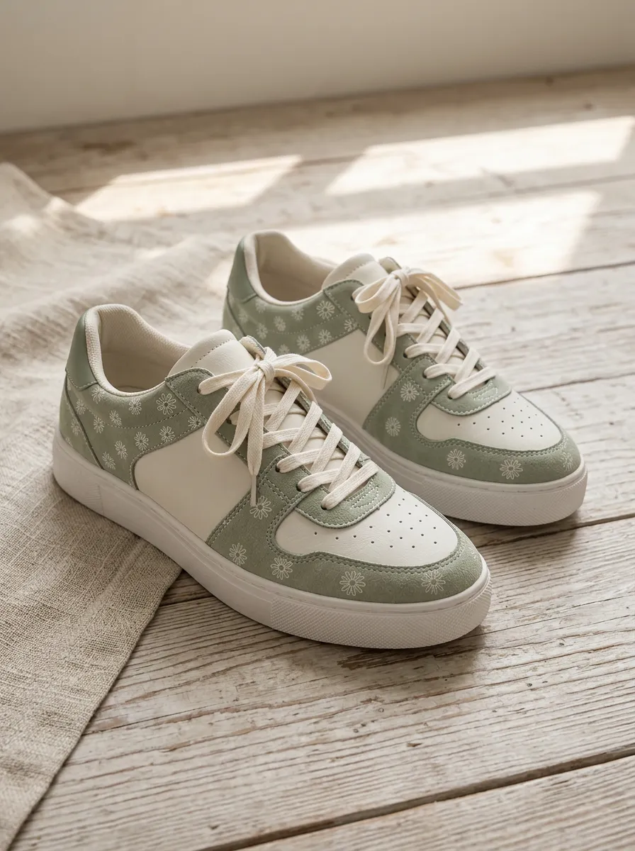 Women's Daisy Floral Street Skate Shoes