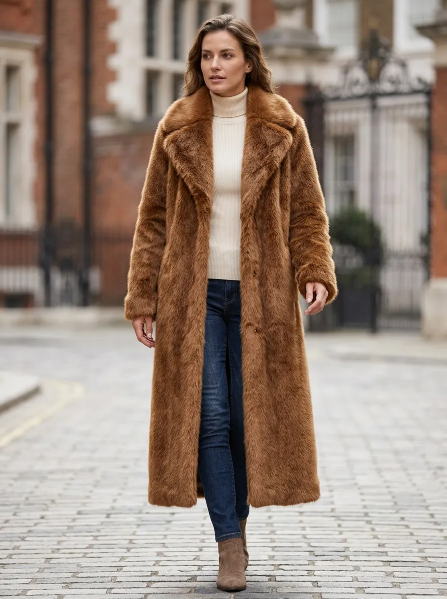 Women's Faux Fur Winter Coat