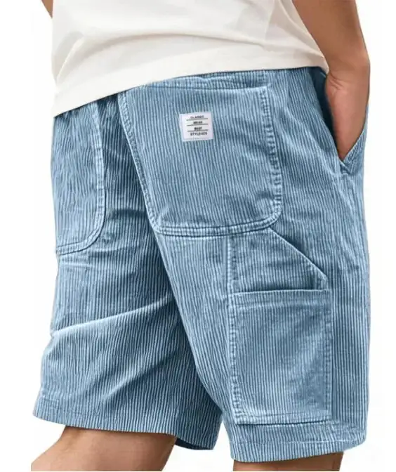 Men's Everyday Roomy Fit Utility Cargo Shorts for Daily Wear