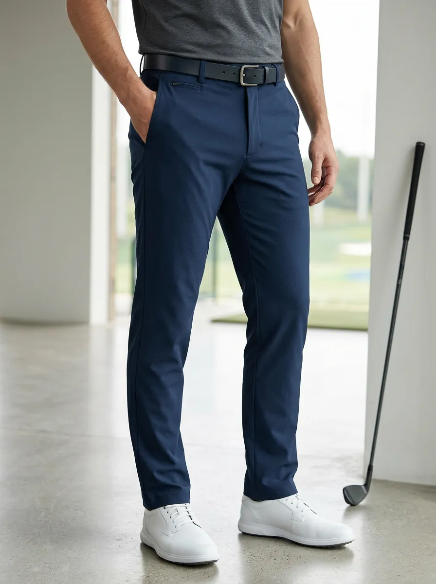 Men's Comfort-Fit Performance Stretch Golf Pants