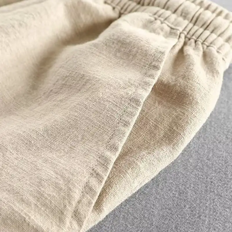 Drawstring Elastic Waist Shorts