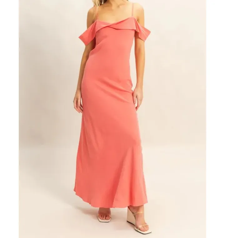 Classic Flattering Fit Cami Maxi Dress