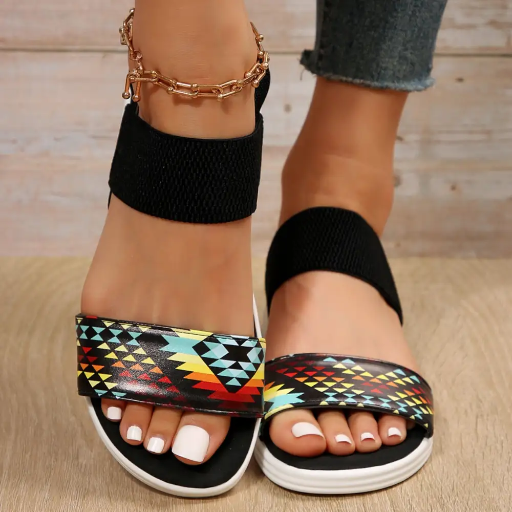 Classic Open-Toe Heeled Sandals