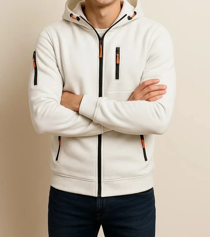 Zip Front Hoodie
