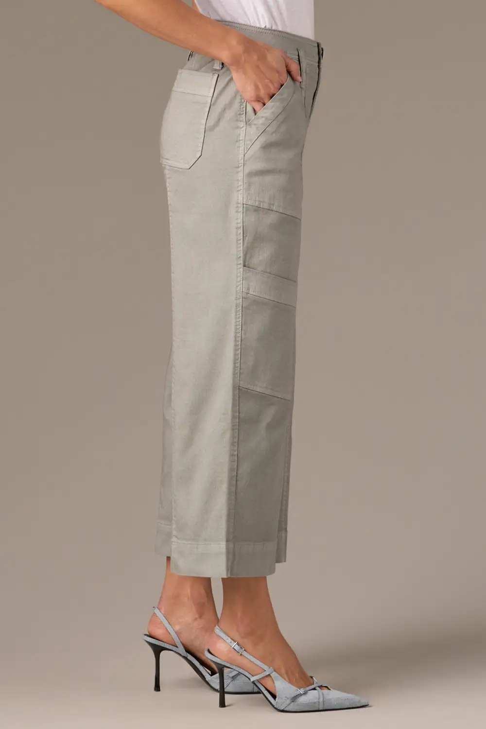  Wide Leg Pants Utility Pockets