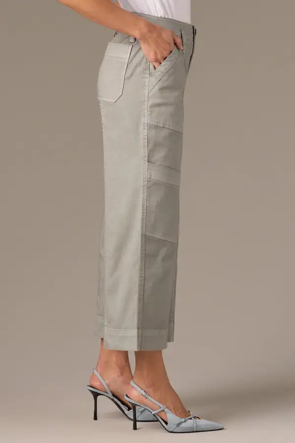  Wide Leg Pants Utility Pockets