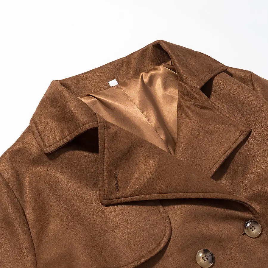 Tailored Stand Collar Trench Coat