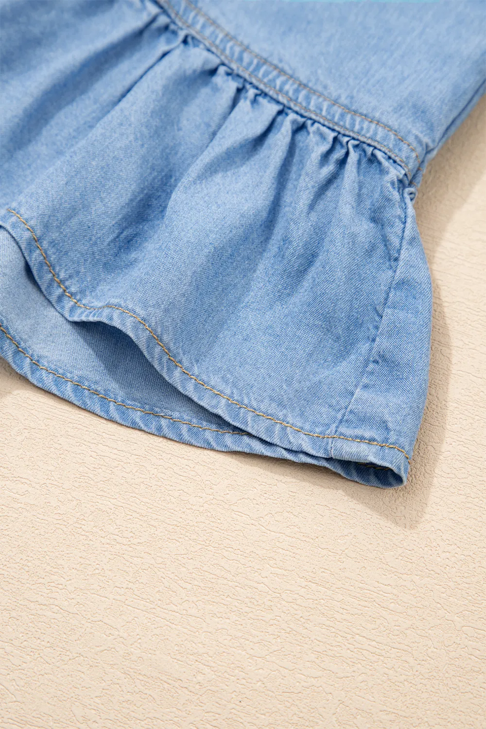 Beau Blue Half Sleeve Button Shirt
