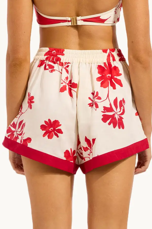 Tailored Panel Hem Shorts