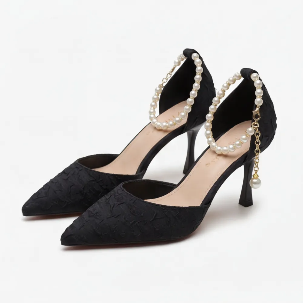Glossy D Orsay Stiletto Heels