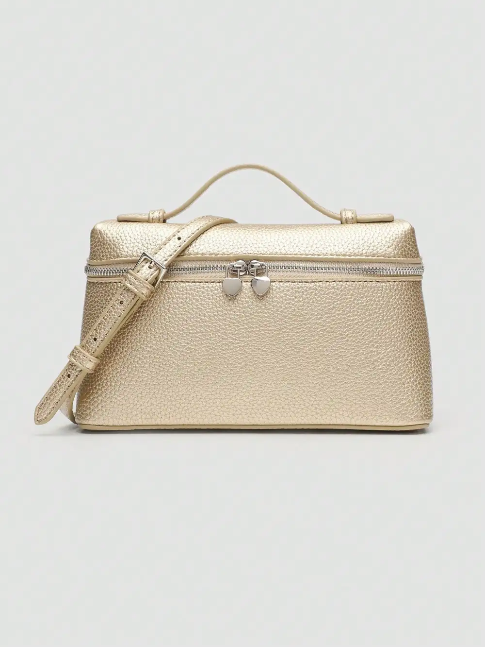 Litchi Grain PU Square Crossbody Bag