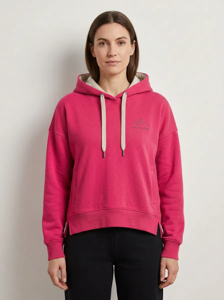 Women's Sport Inspired Mountain Graphic Casual Hoodie