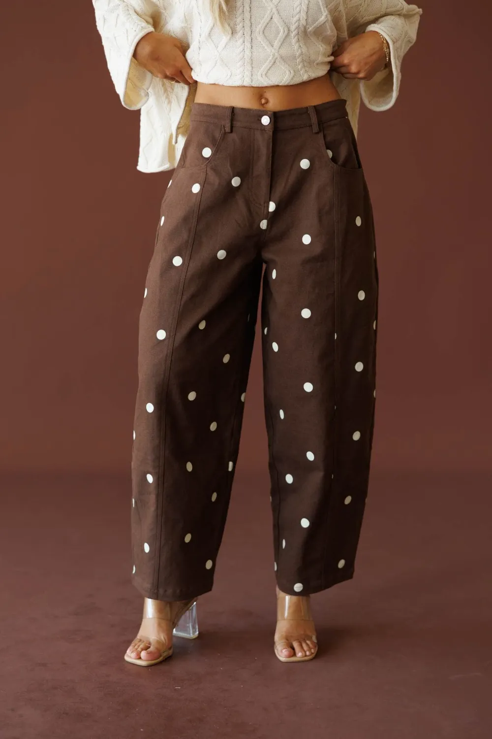 High-Rise Mid-Rise Balloon Pants